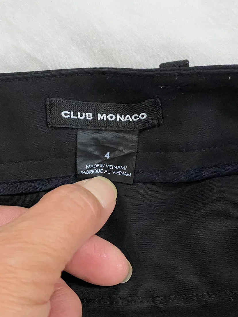 Club Monaco Black work office Career Pants image indicator(6)