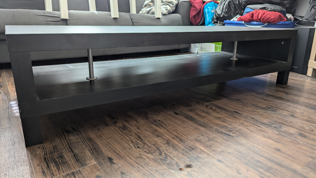 Black Entertainment Stand 50 inches long - photo 3