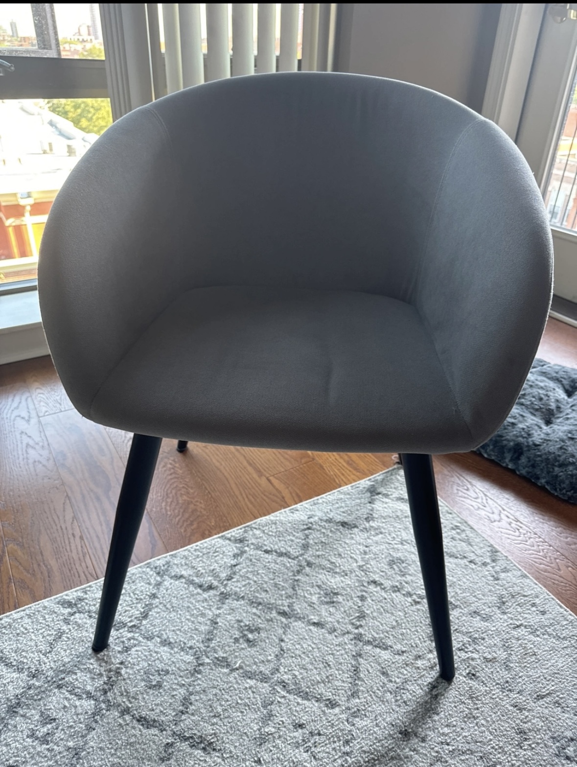 2 Gray Accent Chairs - photo 3