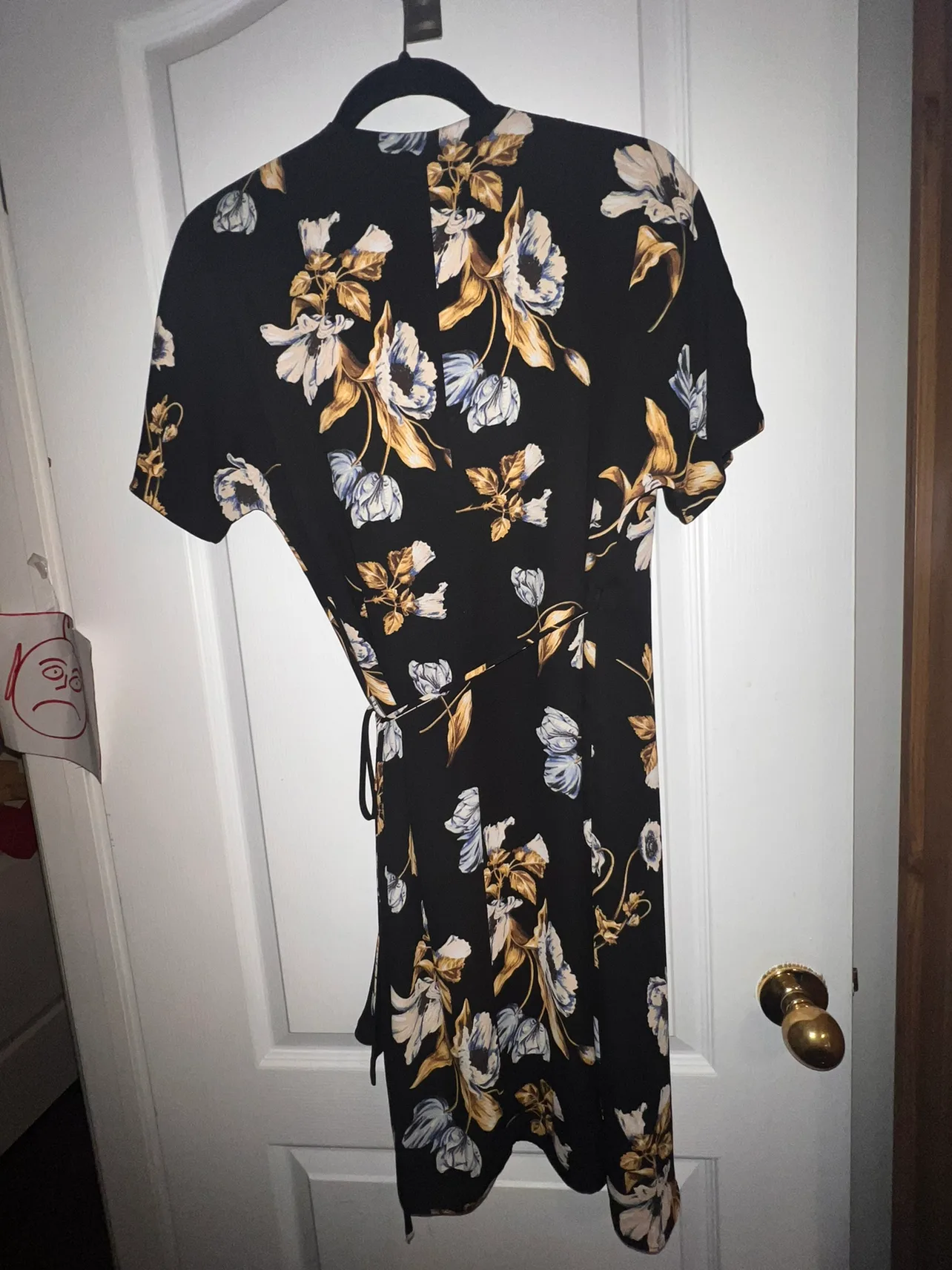 EUC Babaton Floral Wrap Dress M image indicator(3)