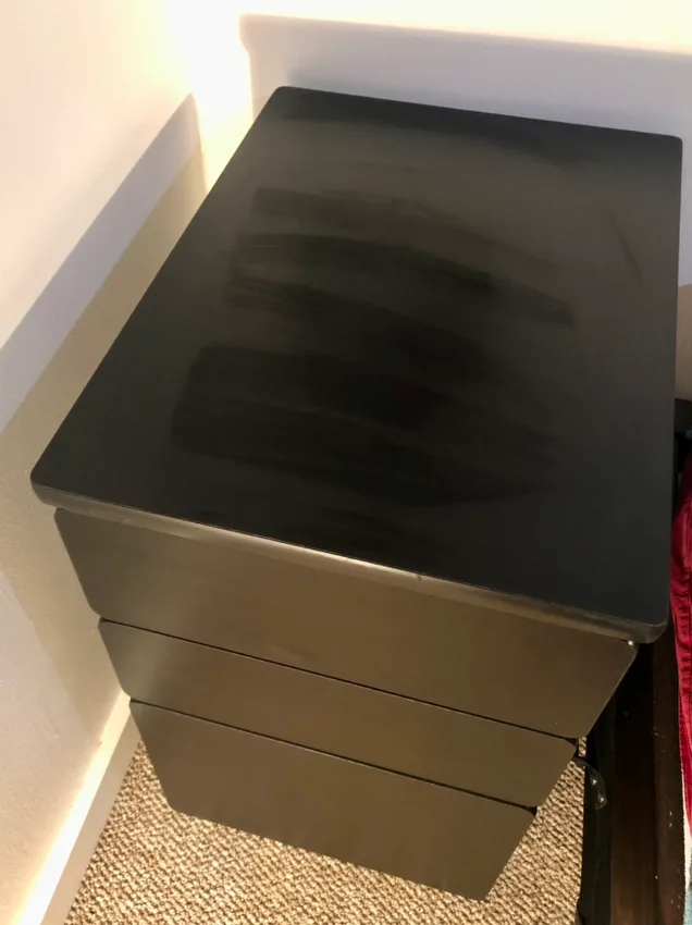 Two black file drawers #freecycle thumbnail