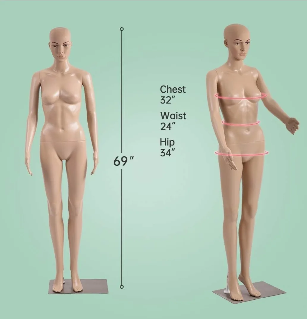 Mannequin 69" - COMES W/ FREE WIG