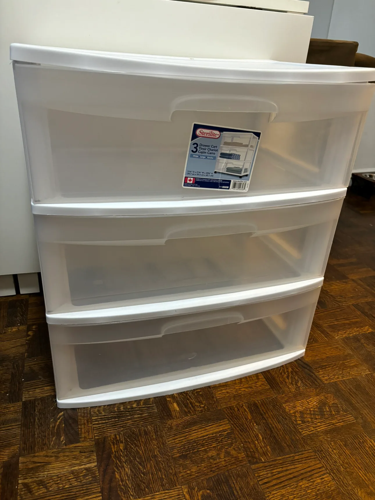 Sterilite 3 Drawer Cart thumbnail