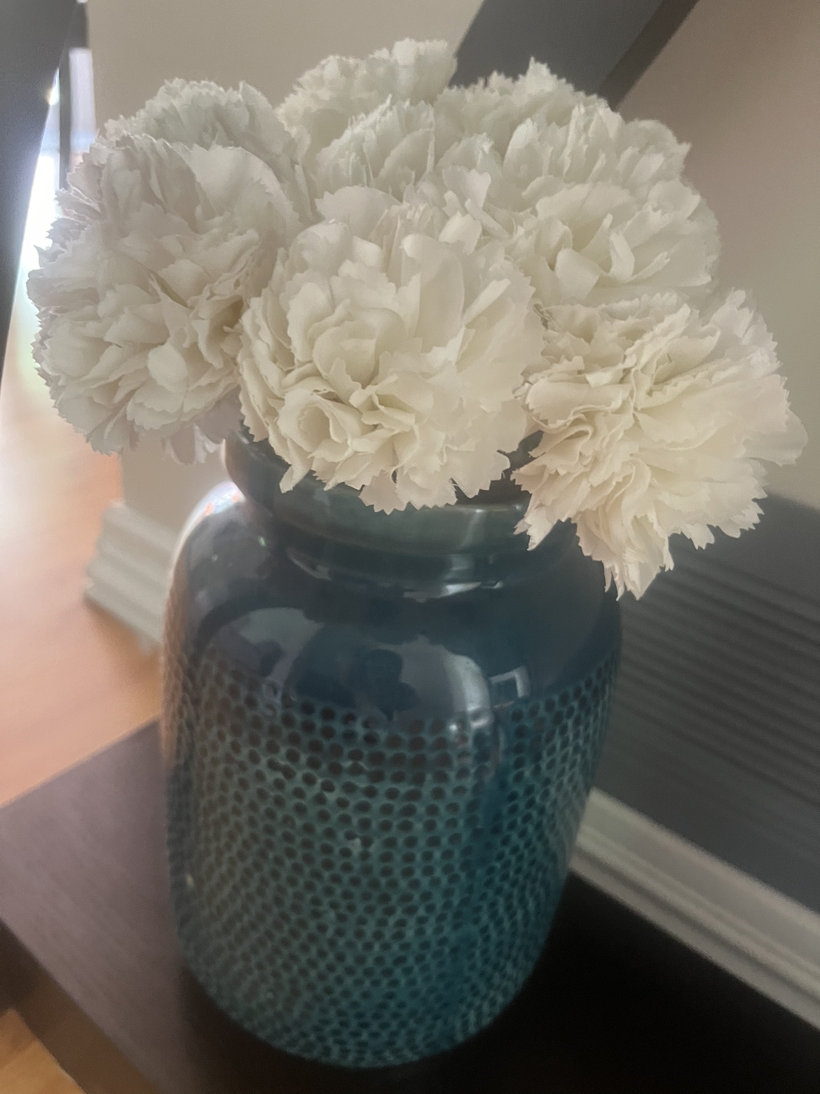 Teal Ceramic Vase - photo 2