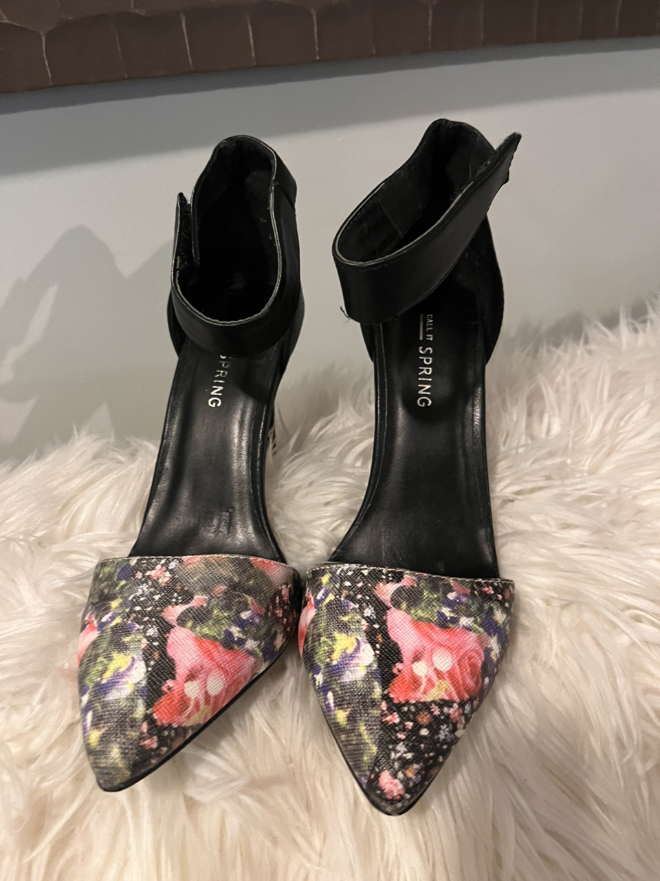 Call It Spring Floral Heels