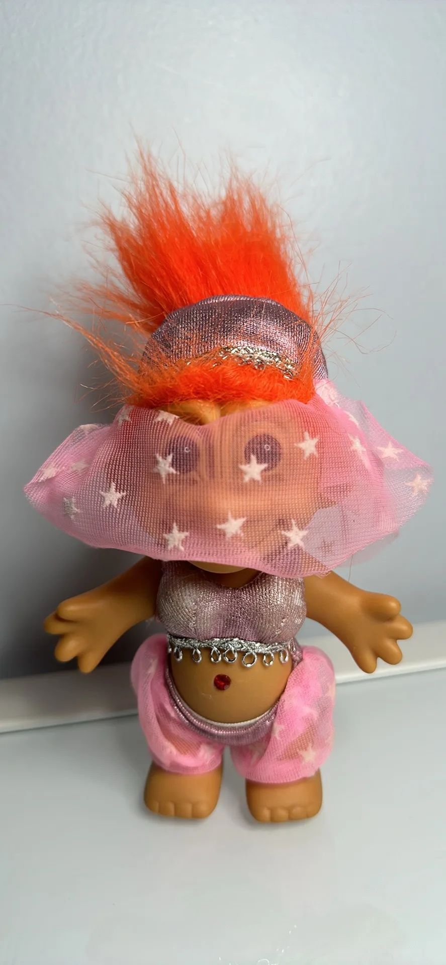 Vintage RARE Glow In The Dark 7” Belly Dancing Troll Doll thumbnail