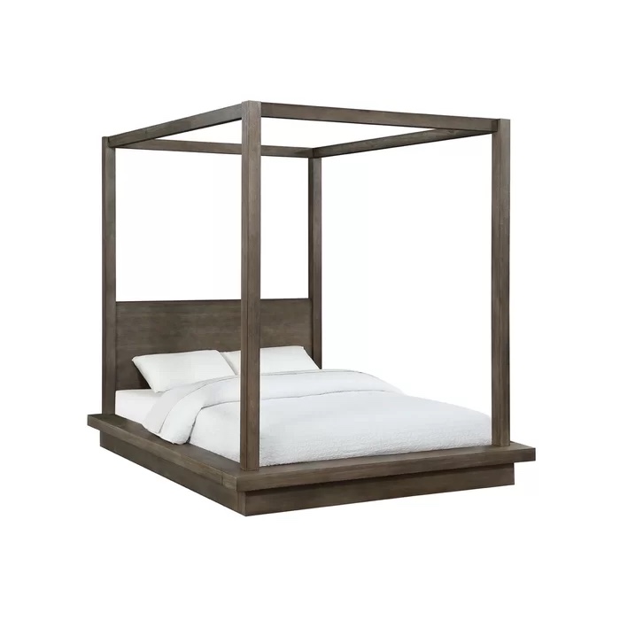 Queen Size Solid Wood Canopy Bed Frame—75% off retail - photo 2