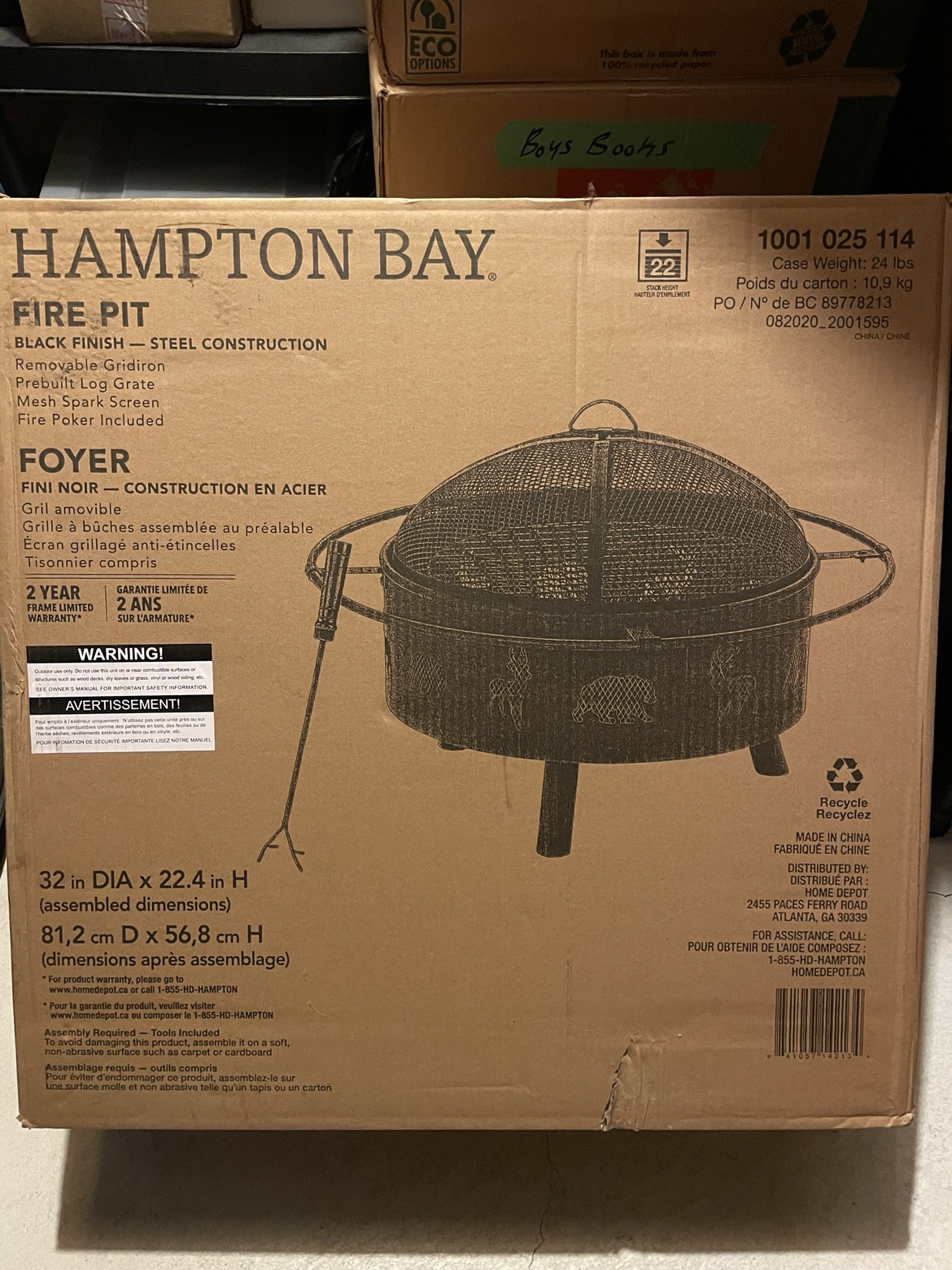 Hampton Bay Canadiana Fire Pit