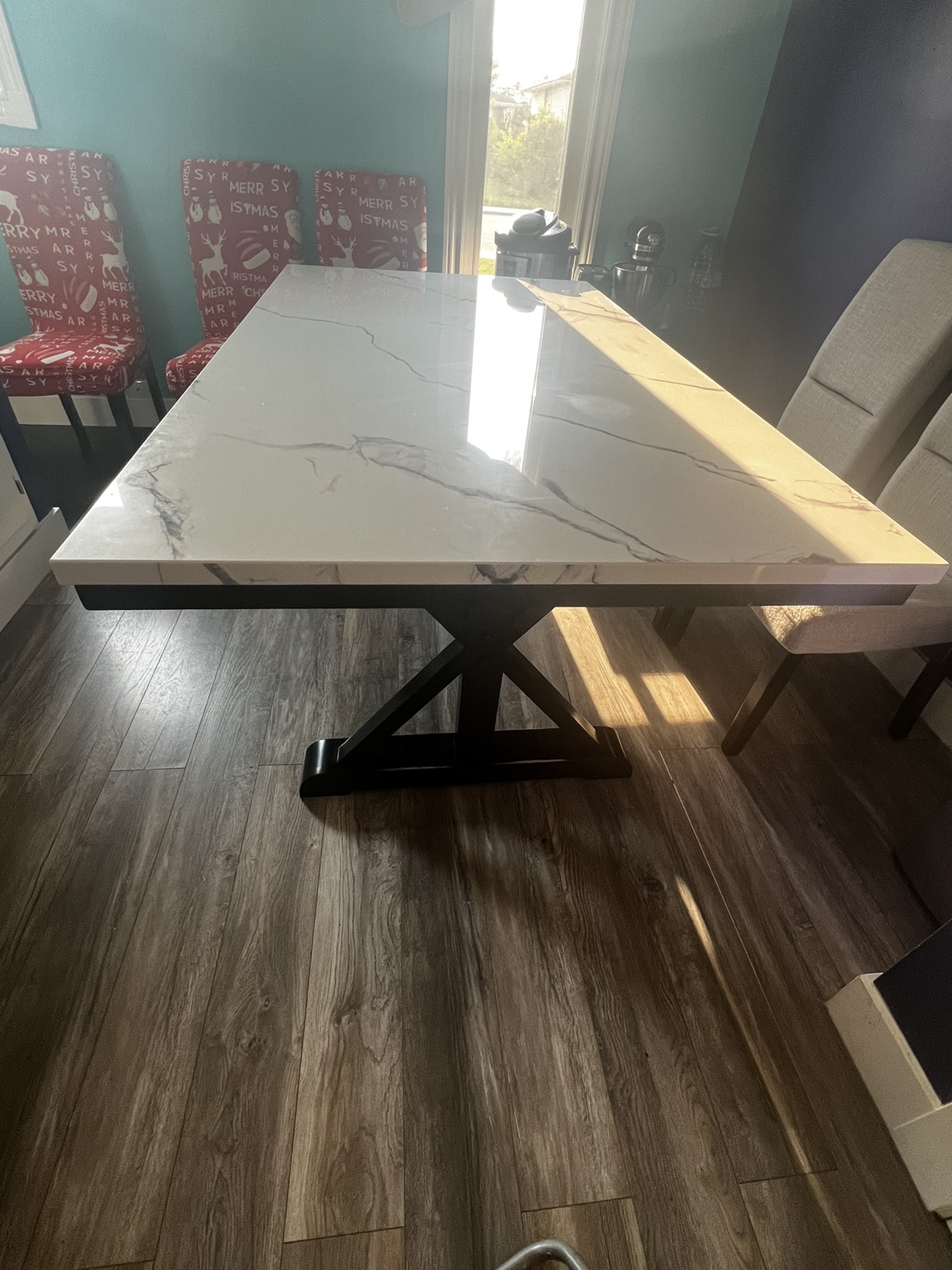 Dining Table with Marble Top - photo 2