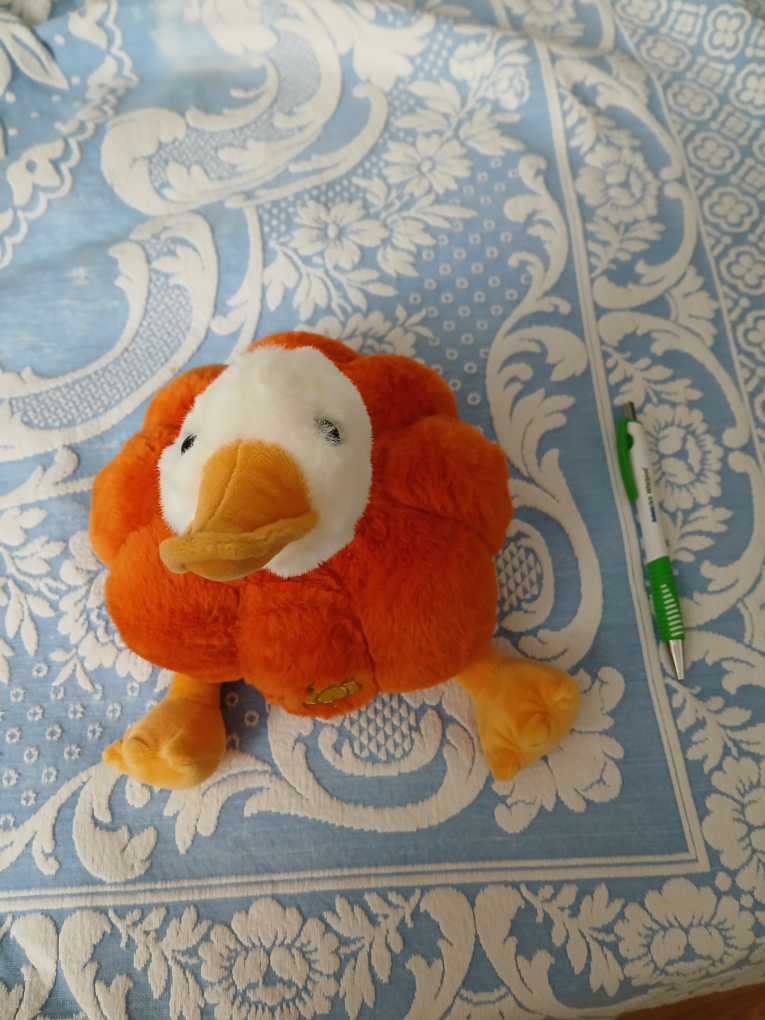 Orange Duck Plush Toy