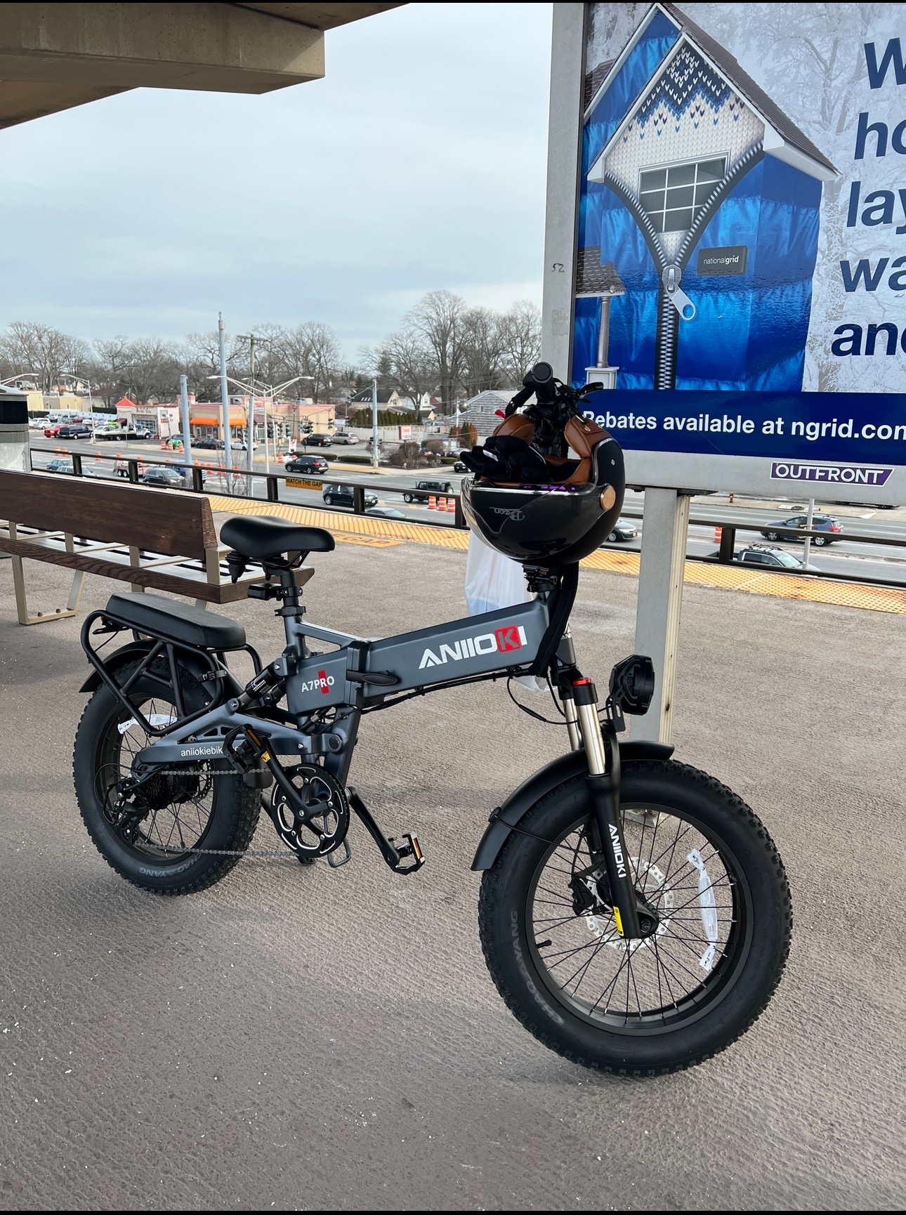 Used: Aniioki A7 Pro 20” Fat Tire Folding E-Bike