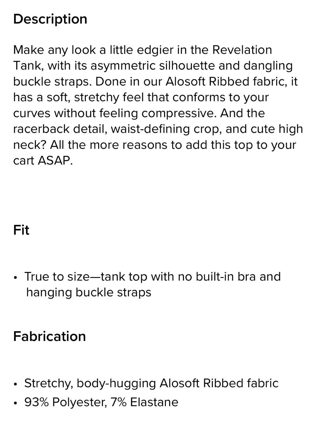 Alo Yoga Alosoft Ribbed Revelation Tank image indicator(6)