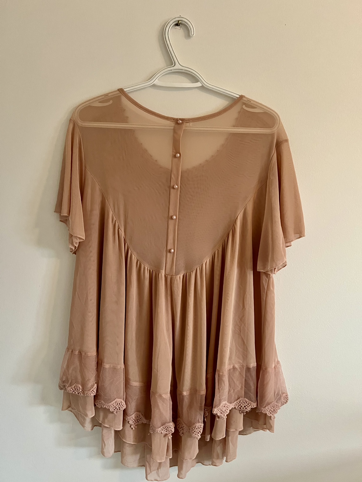 Dusty Rose Lace Top - photo 3