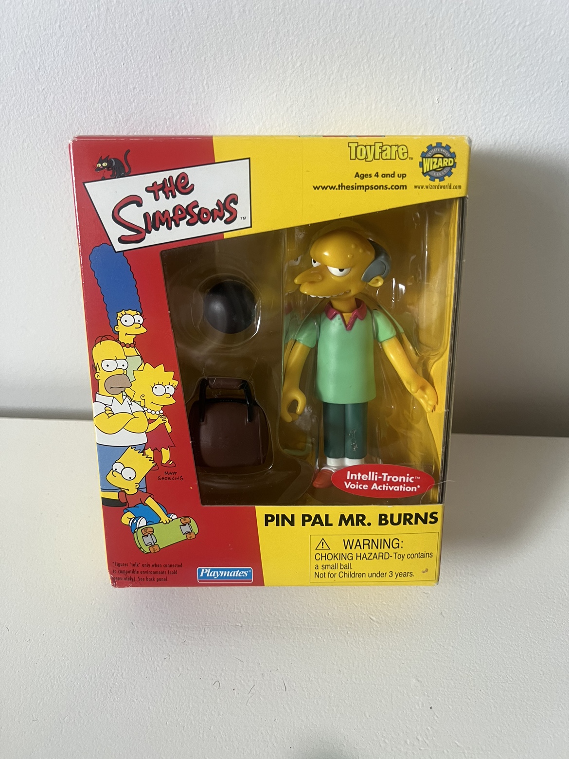 The Simpsons Pin Pal Mr. Burns