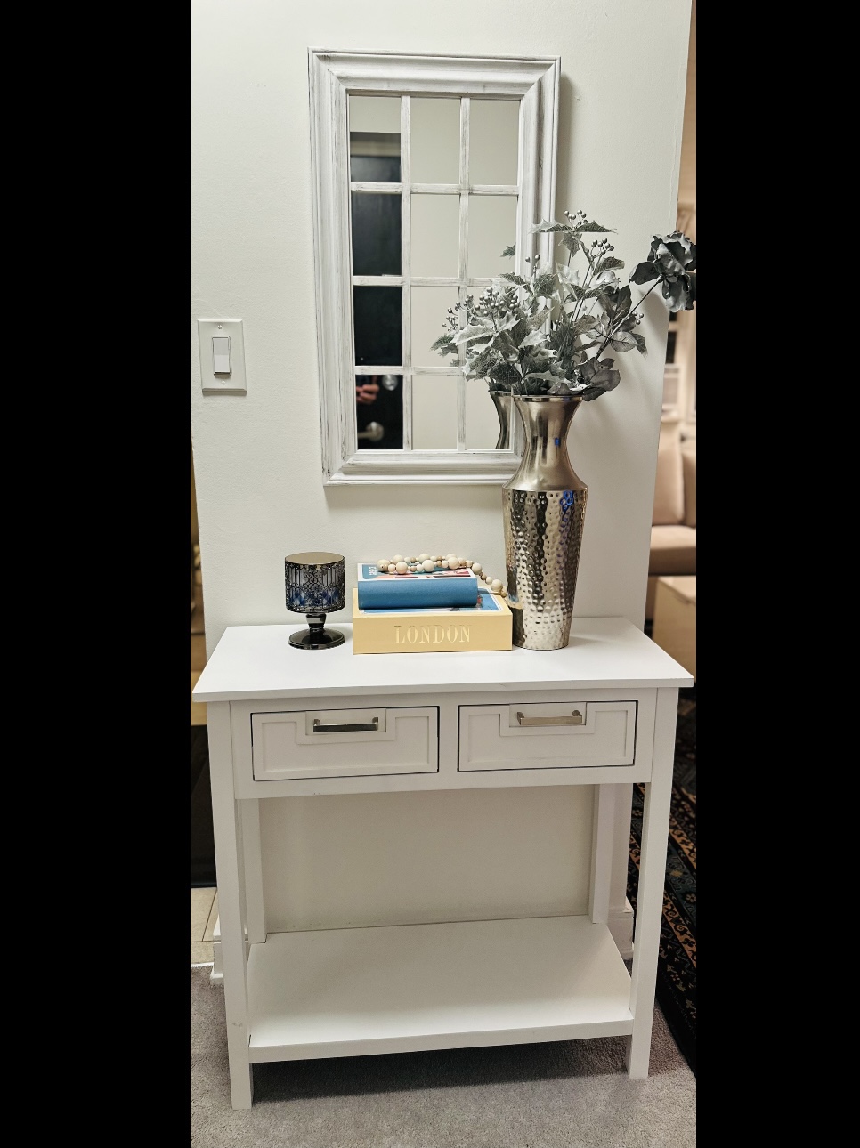 White Console Table - photo 2