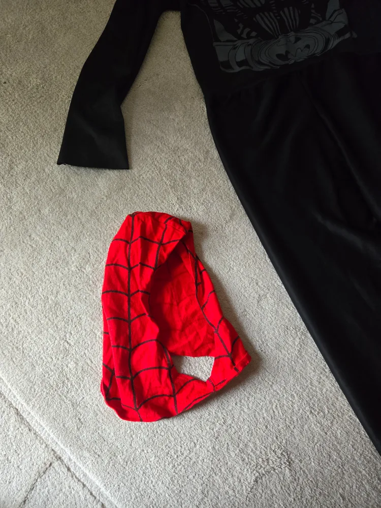 HALLOWEEN BATMAN COSTUME, BOY'S LARGE, WITCH'S HAT AND/OR WIG image indicator(6)