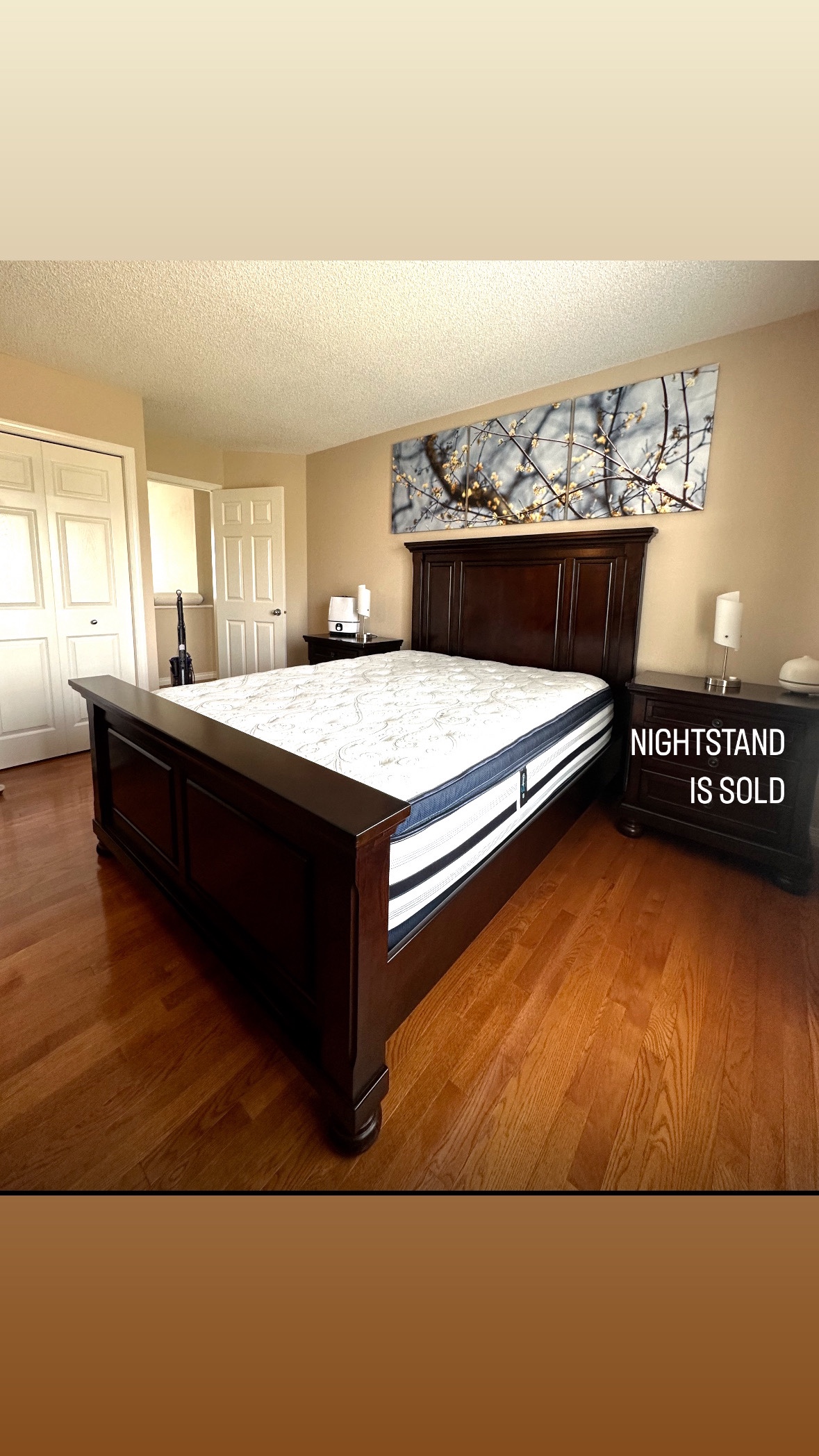 Queen Bed Frame, Mattress & Boxspring - photo 2