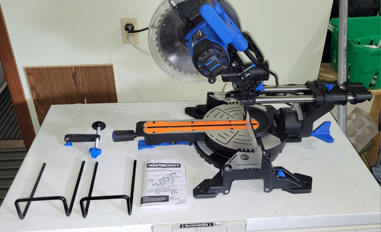 POWER TOOL COMBO - MITRE SAW, BENCH SANDER - photo 2