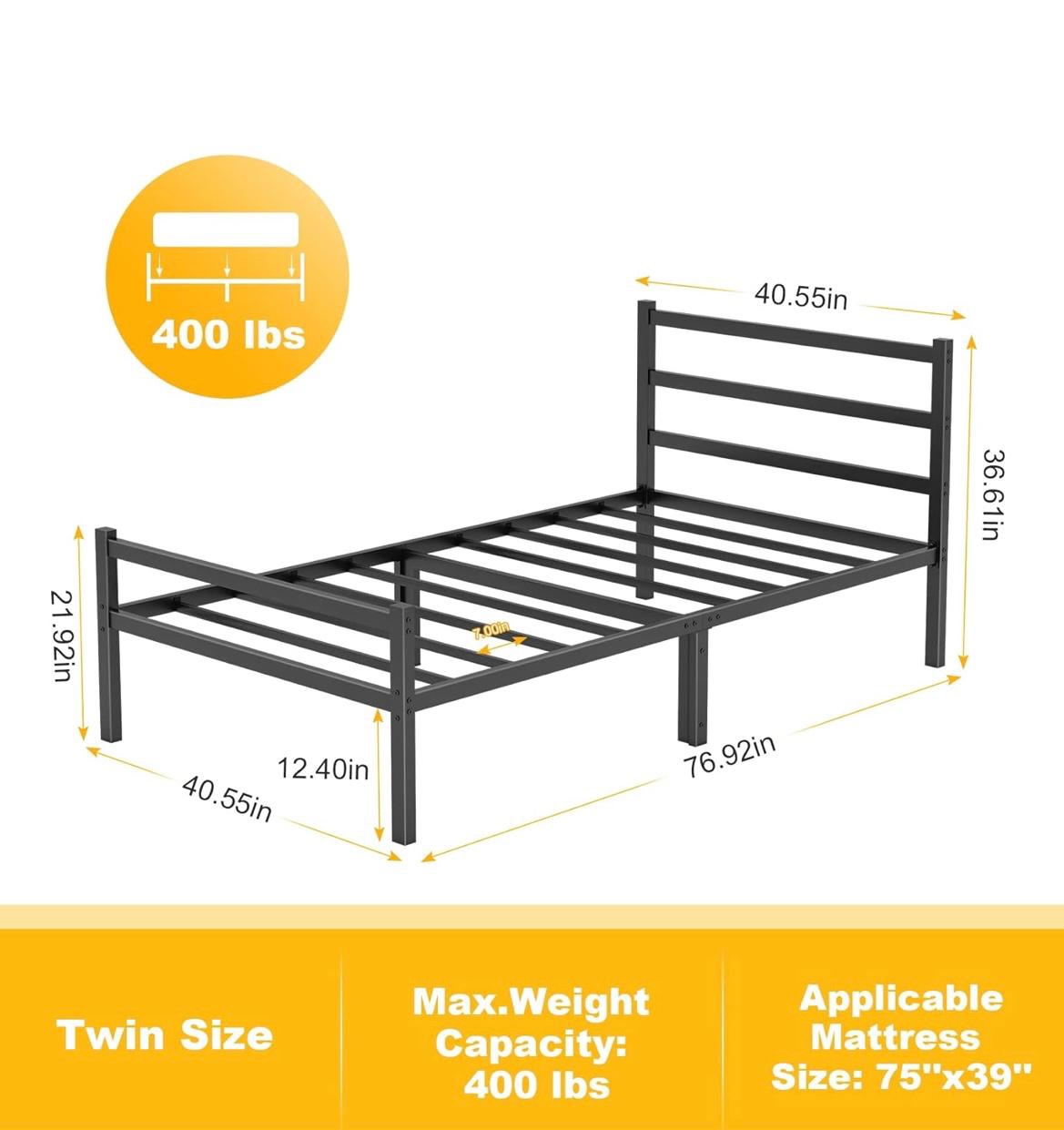 New Twin Bed with Headboard - photo 3
