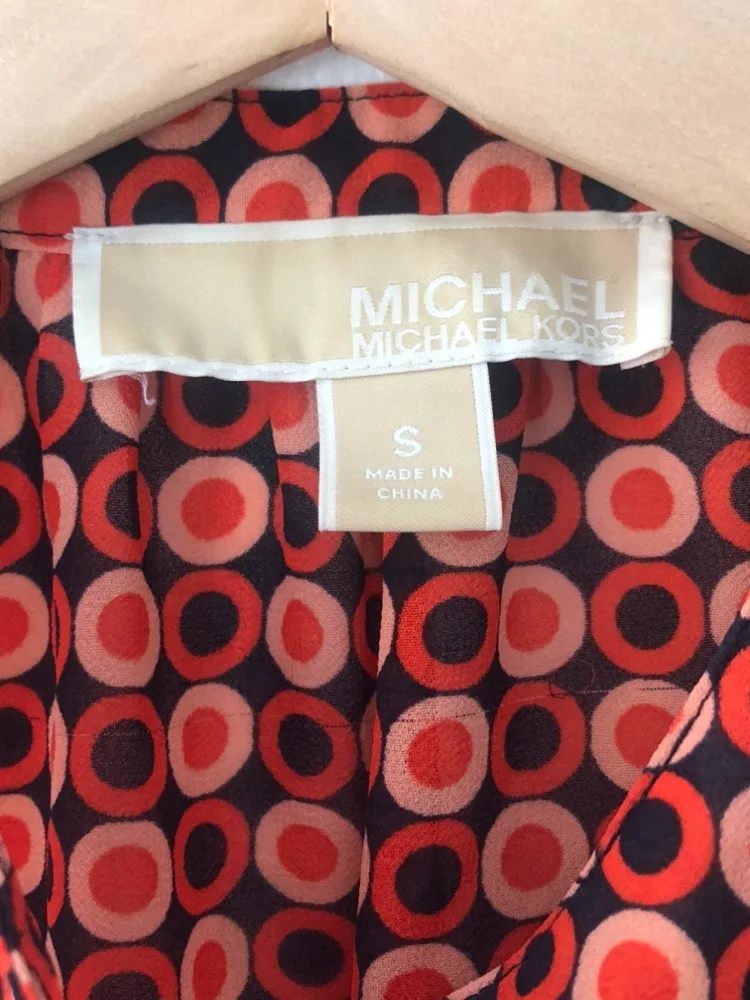 Michael Kors Coral Band Collar Tank Top image indicator(3)
