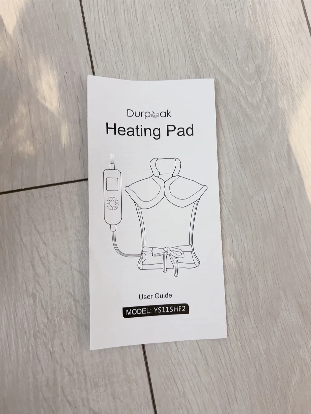 🥕Open box🥕 Weighted Electric Heating Pad for Neck and Shoulder image indicator(5)