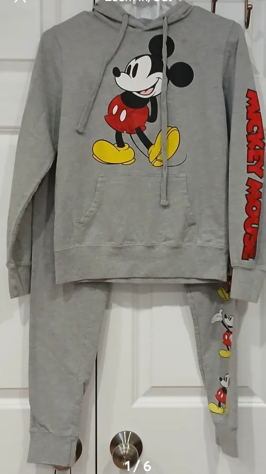 Mickey Mouse Hoodie and Pants Set  size small thumbnail