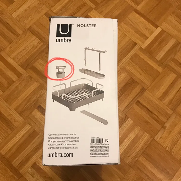 Umbra HOLSTER DISH RACK - New (Open box) image indicator(5)