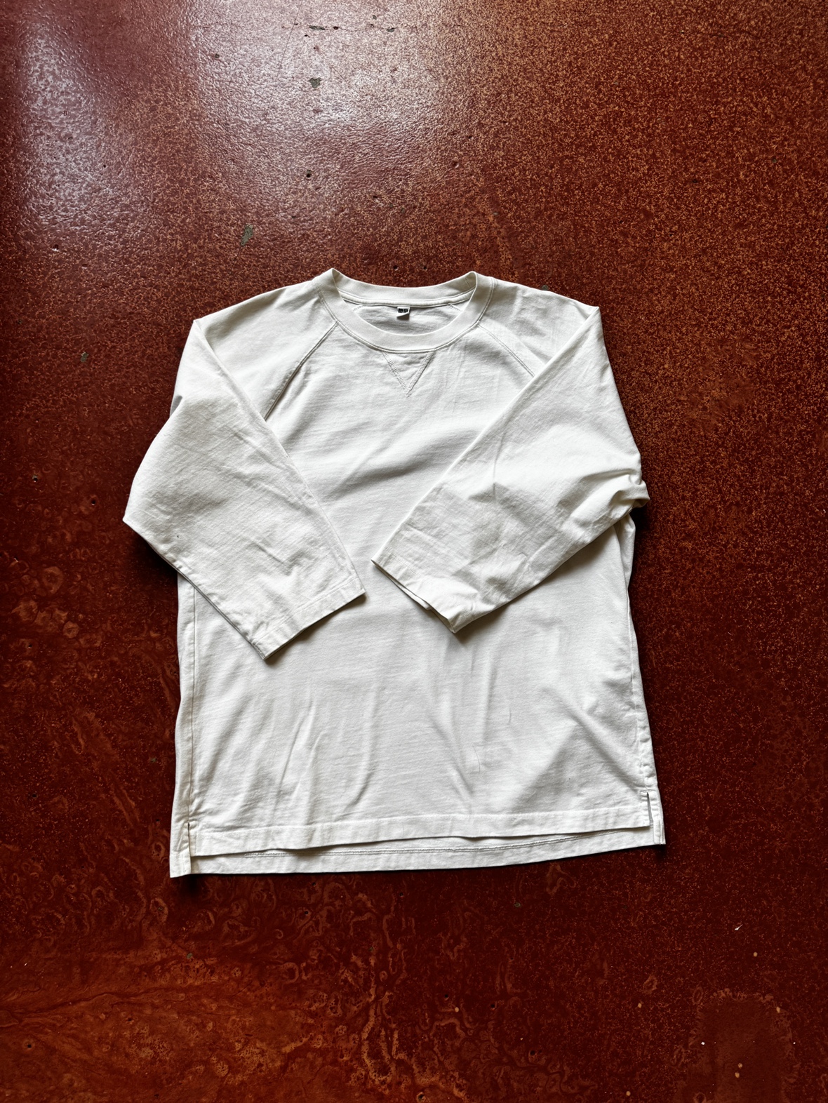 Uniqlo Oversized 3/4 Sleeve T-Shirt - photo 2
