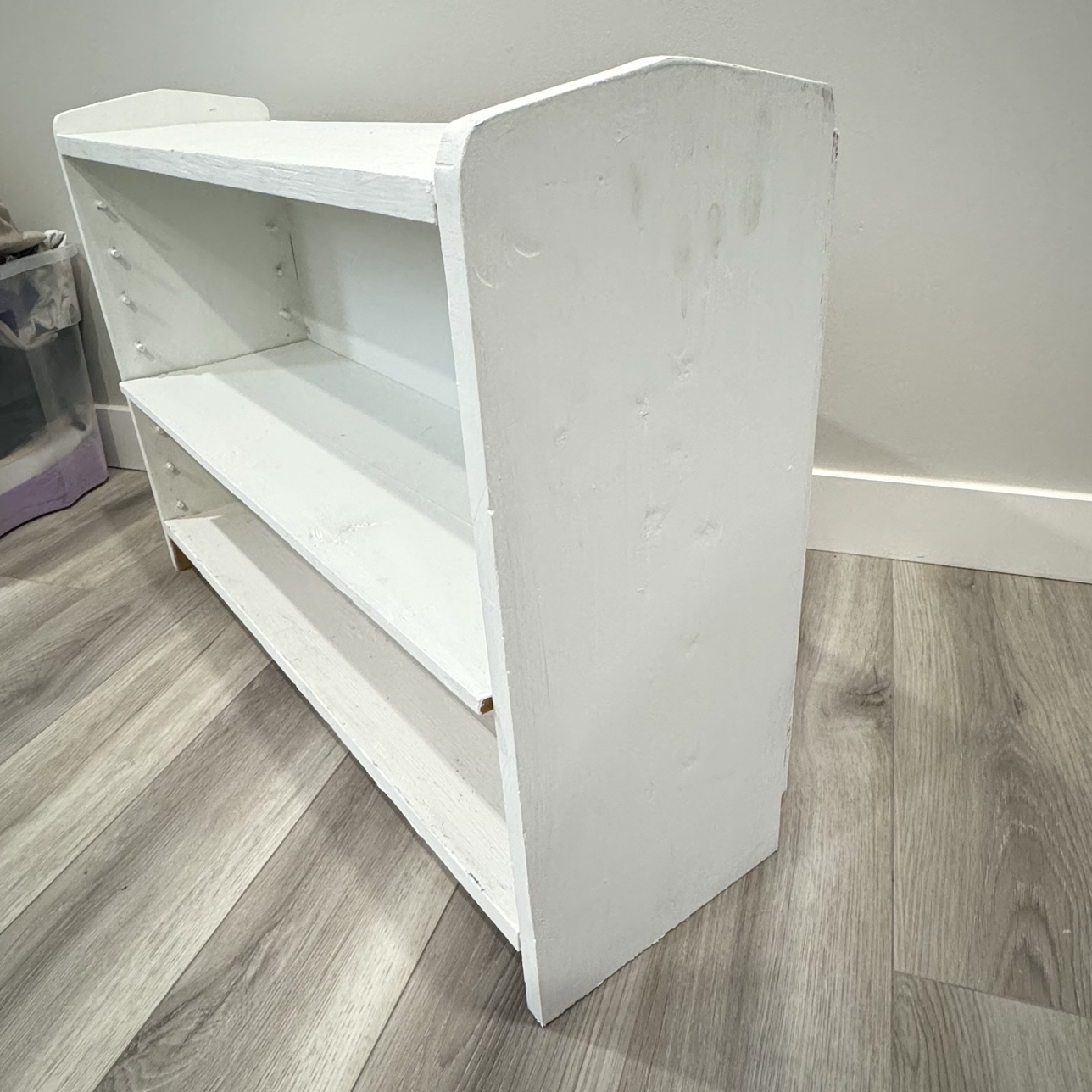 White Wooden Shelf - photo 3