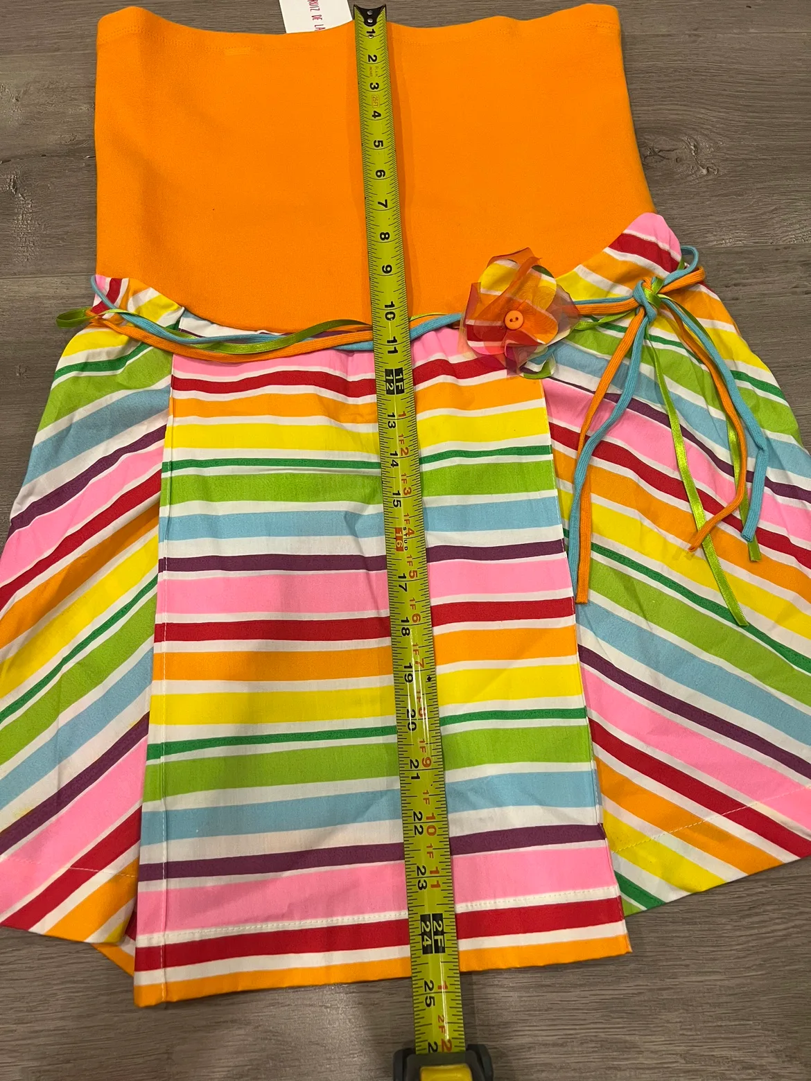 Rainbow Striped Maternity Skirt Small /Medium image indicator(9)