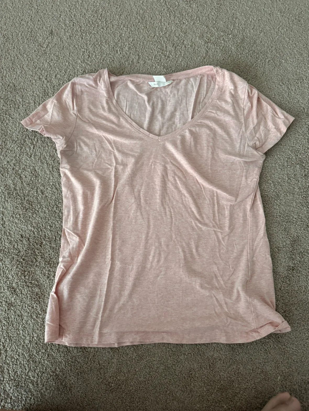 Pink V-Neck T-Shirt #freecycle thumbnail