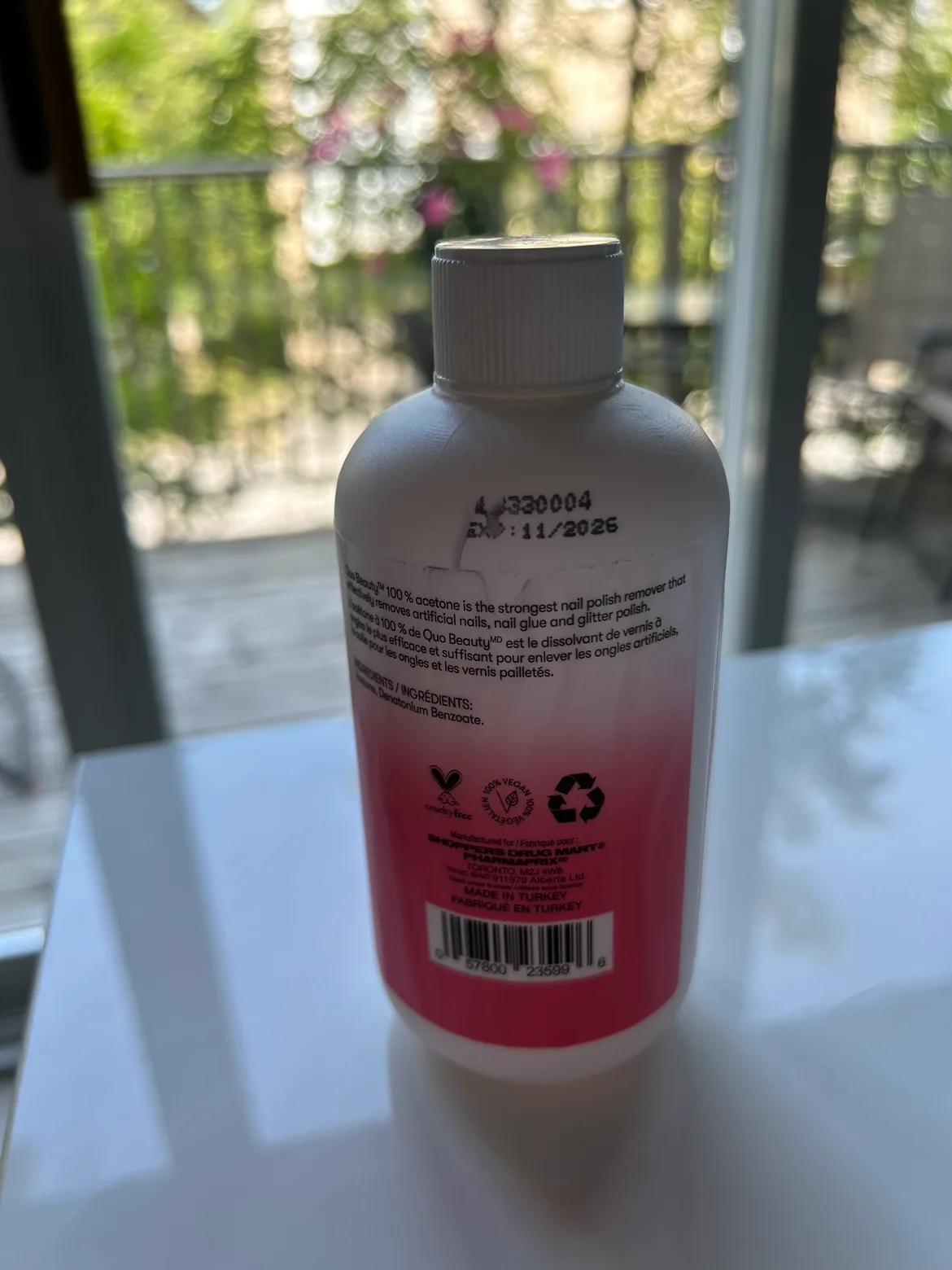 100% acetone Nail polish remover image indicator(2)