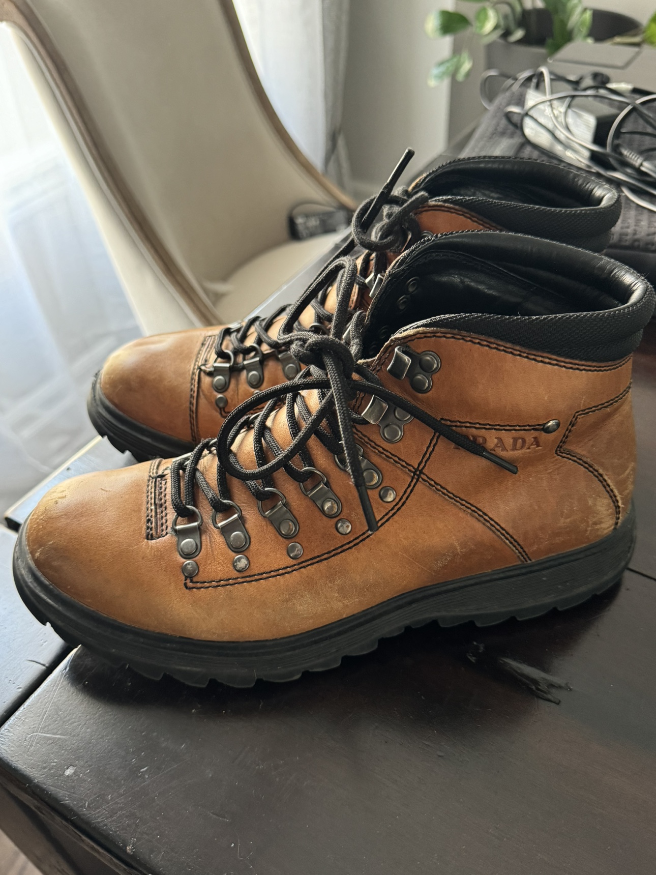 Prada Hiking Boots