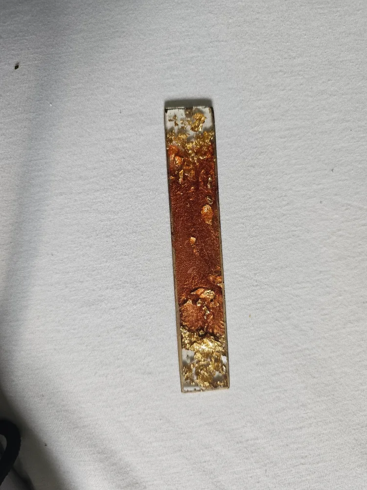 #freecycle orange resin bookmark thumbnail