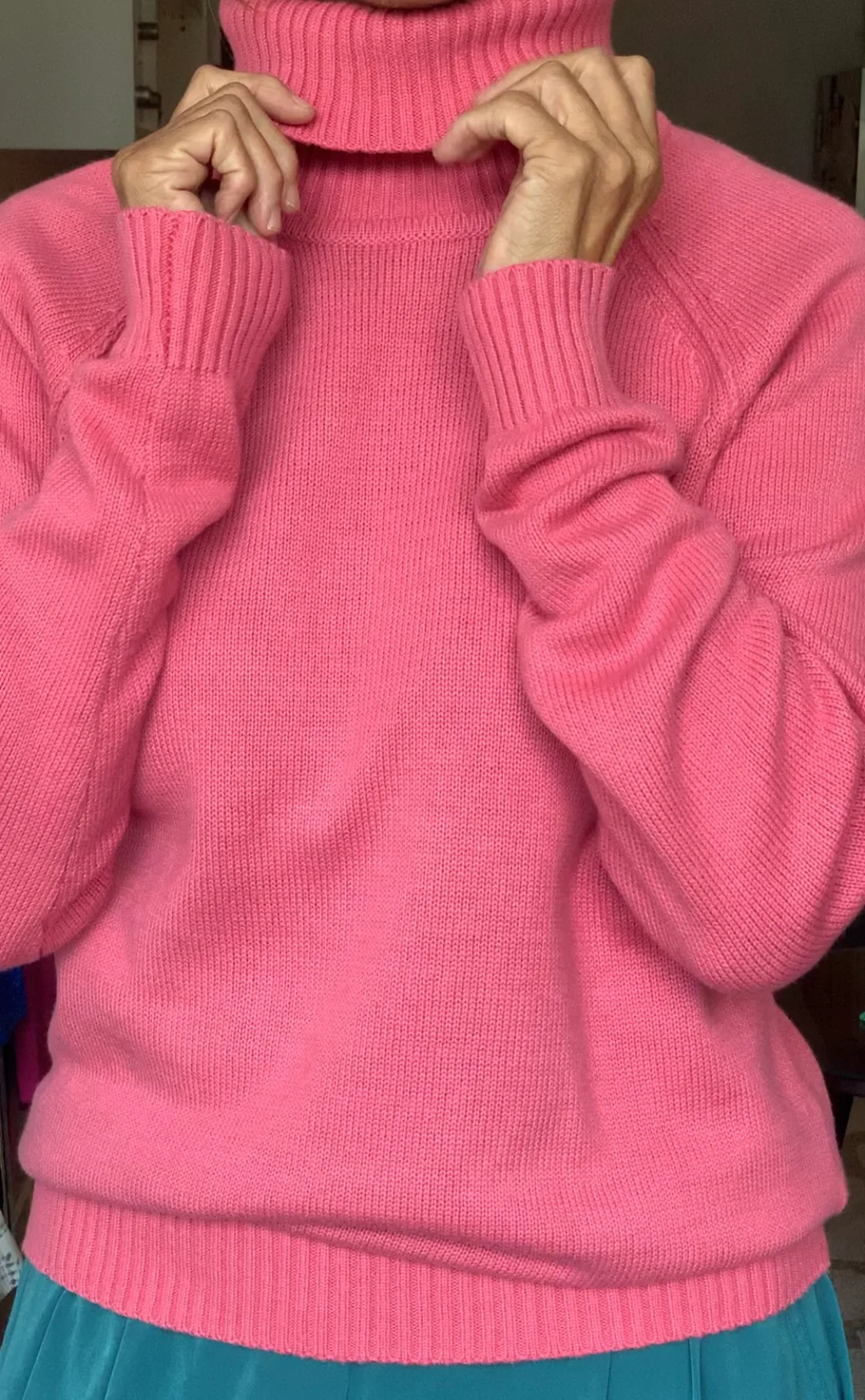 Pink Turtleneck Sweater - 100% Cotton - Still Has Tags image indicator(8)