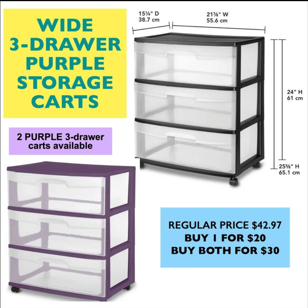 Storage Drawer Carts - different sizes available - photo 2