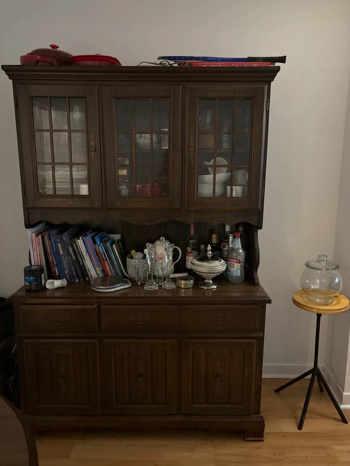 Wooden Buffet Hutch thumbnail