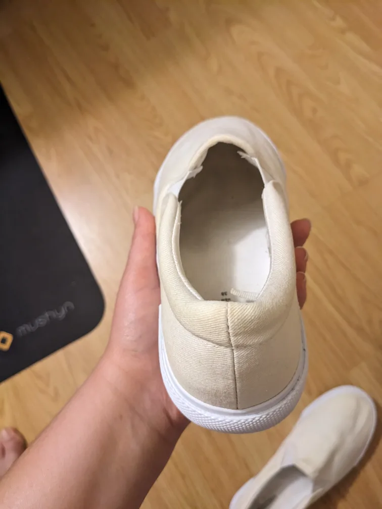 White Slip on Shoes image indicator(5)