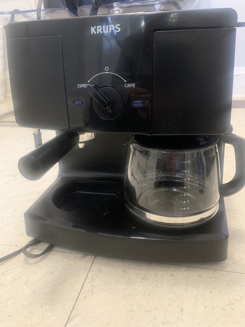 Krups xp1500 series espresso and coffee maker
