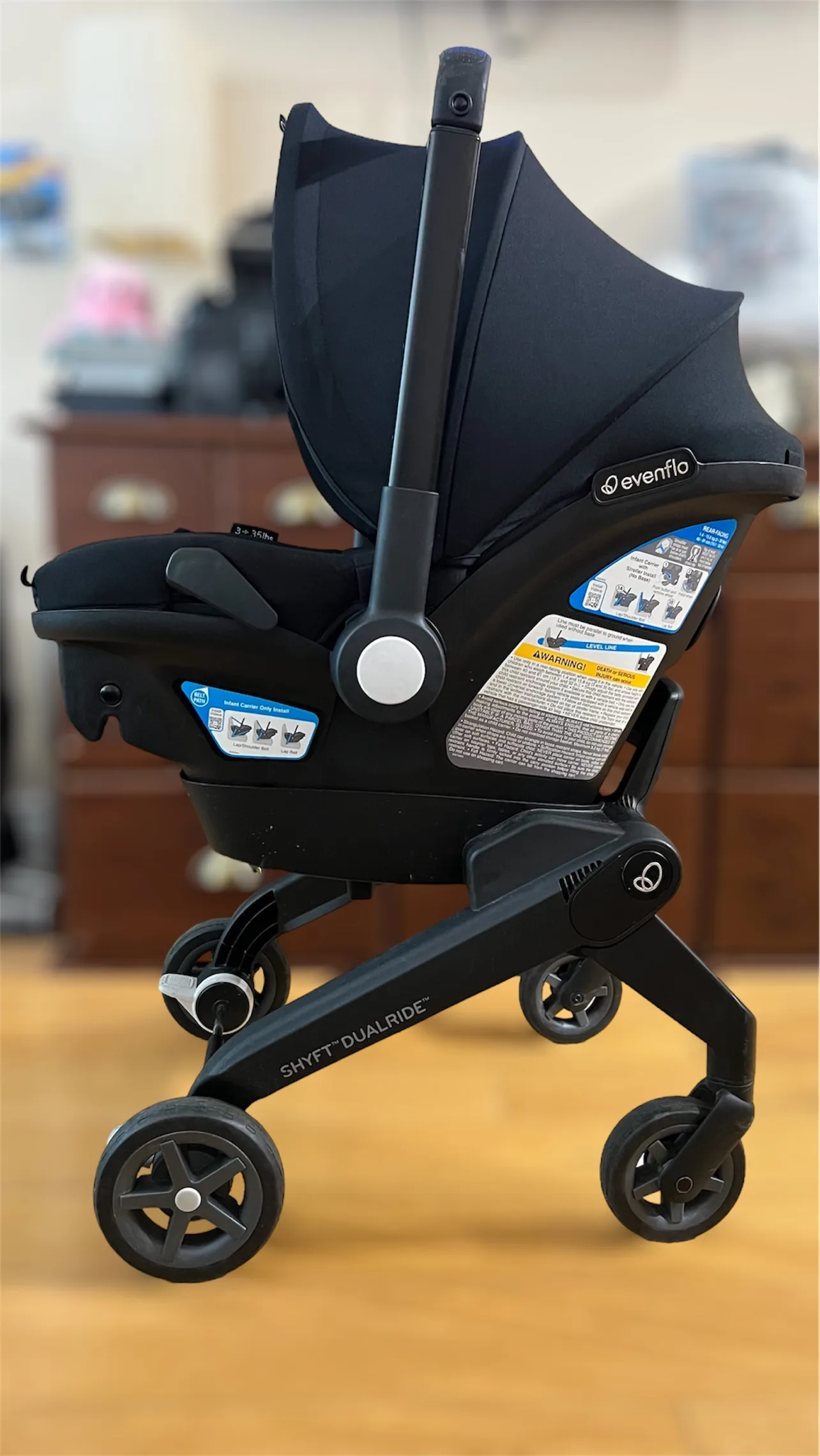 Stroller Carseat combo Evenflo Shyft Dualride thumbnail
