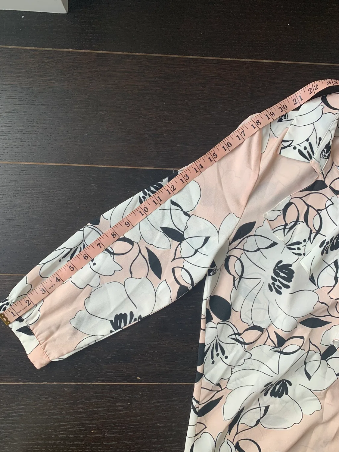 Karl Lagerfeld Pink Floral Blouse image indicator(9)