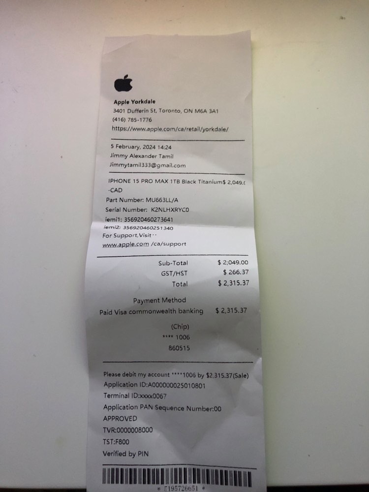iPhone 15 Pro Max - Black Titanium - 1TB - photo 4