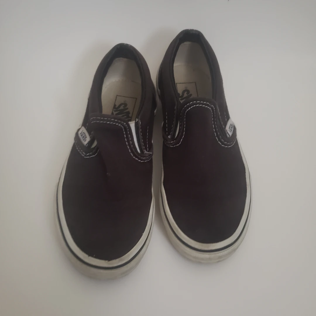 Black and white Vans Slip-On Shoes - photo 2