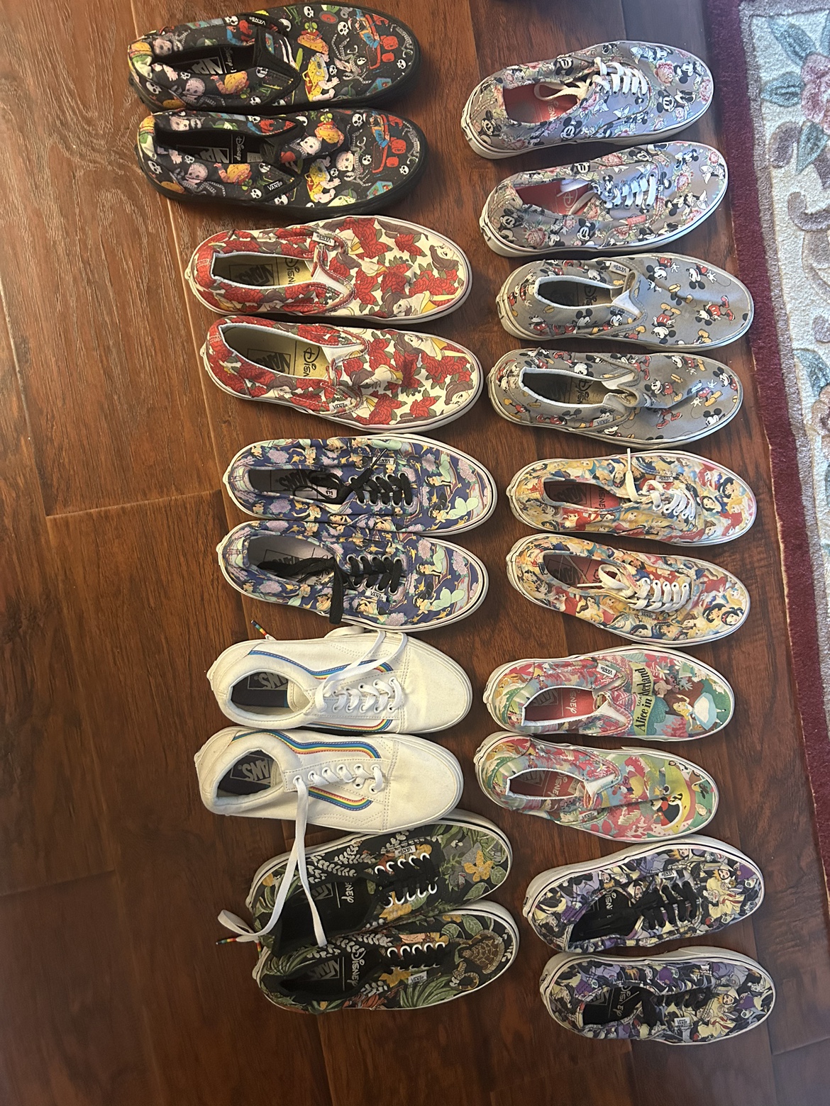 Disney Vans Shoes (14 pairs)