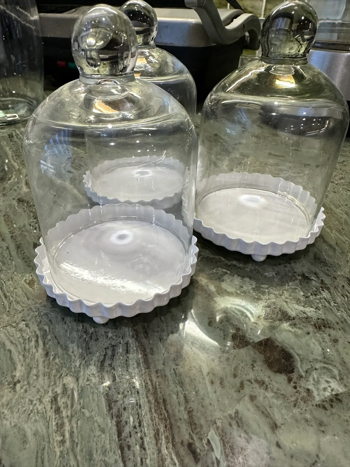 Set of 3 Glass Cloches thumbnail
