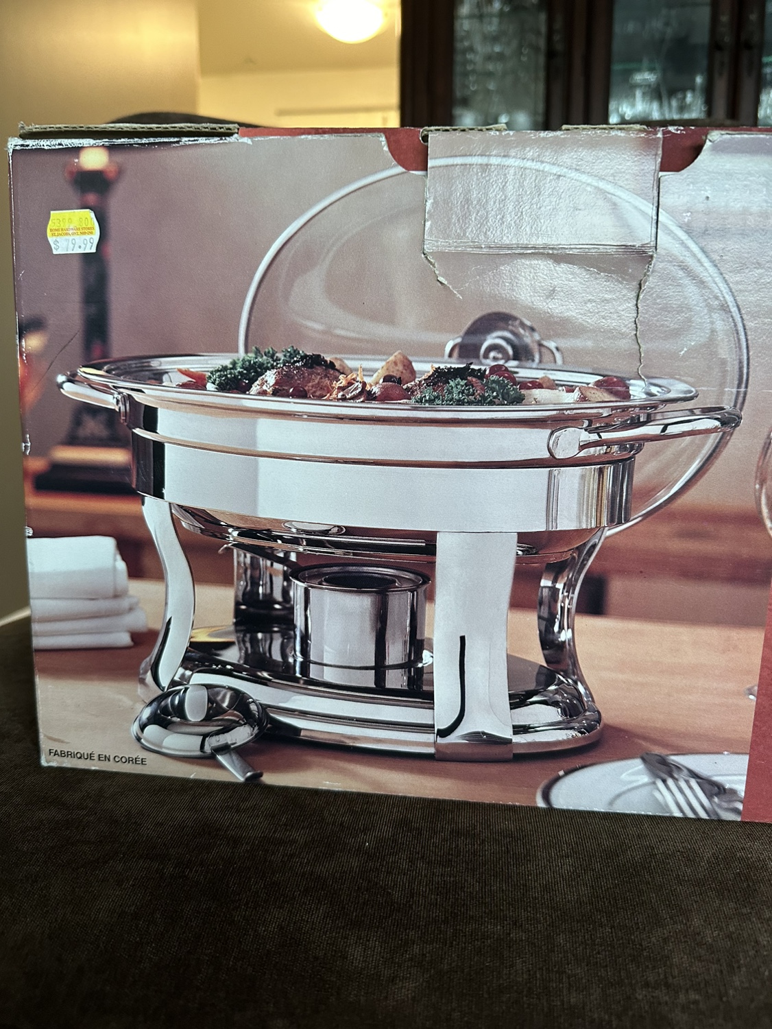 Chauffe-plat ovale