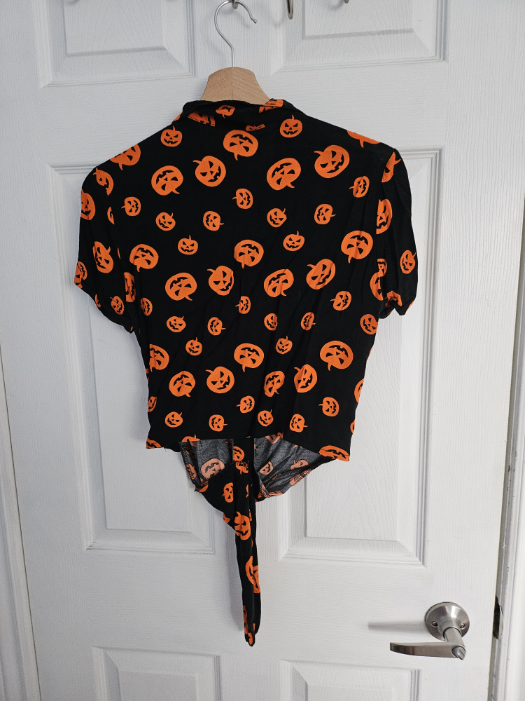 Pumpkin Print Top - photo 2