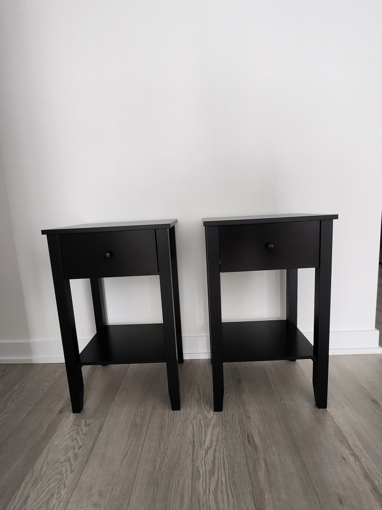 Black Nightstands (Pair) - photo 3
