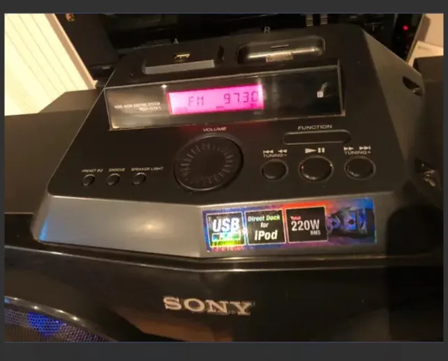 SONY Sound 🎵 System image indicator(2)