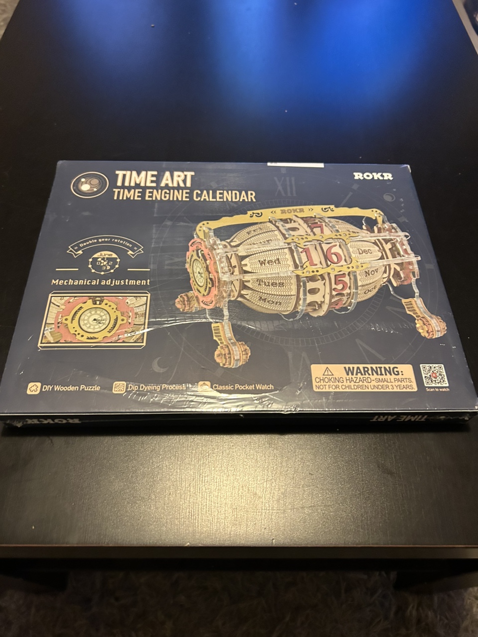 ROKR 3D Wooden Puzzle - Treasure Box with Mechanical Gears - photo 5